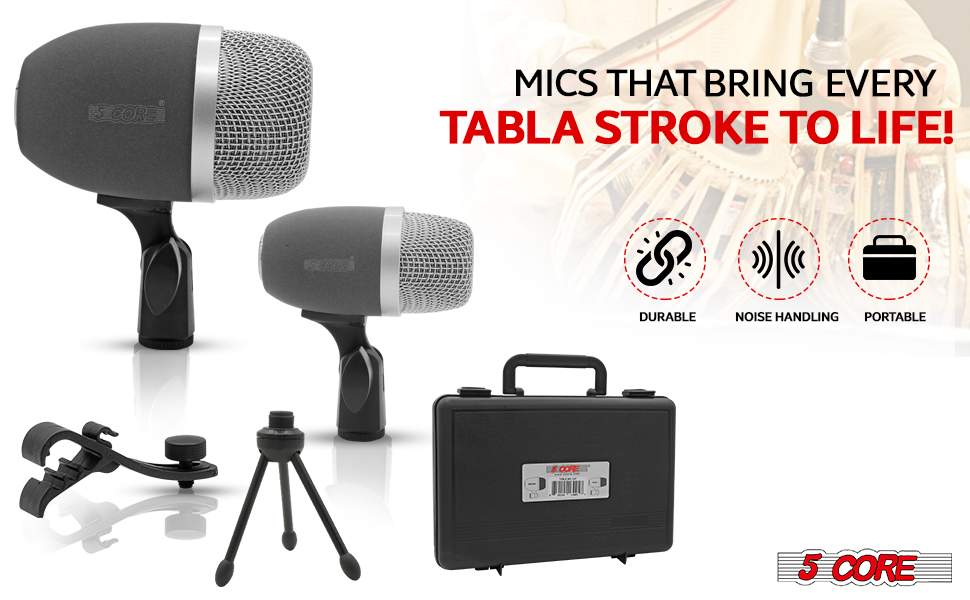 Tabla Mic Snare Tom Instrument Drum Microphone Dynamic Unidirectional