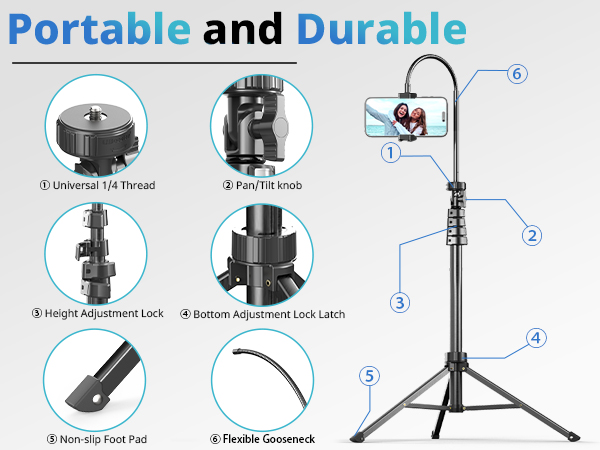 gooseneck tripod