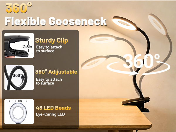 Flexible Neck Desk Lamp
