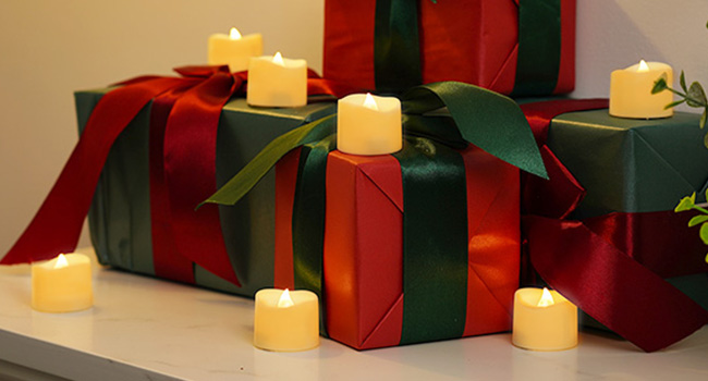 flameless tealight candles