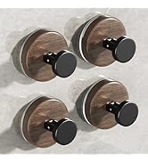 Adhesive Towel Hooks for bathrooms, Suction Cup Hooks for Shower Drill-Free for Wall Closet Hook ...