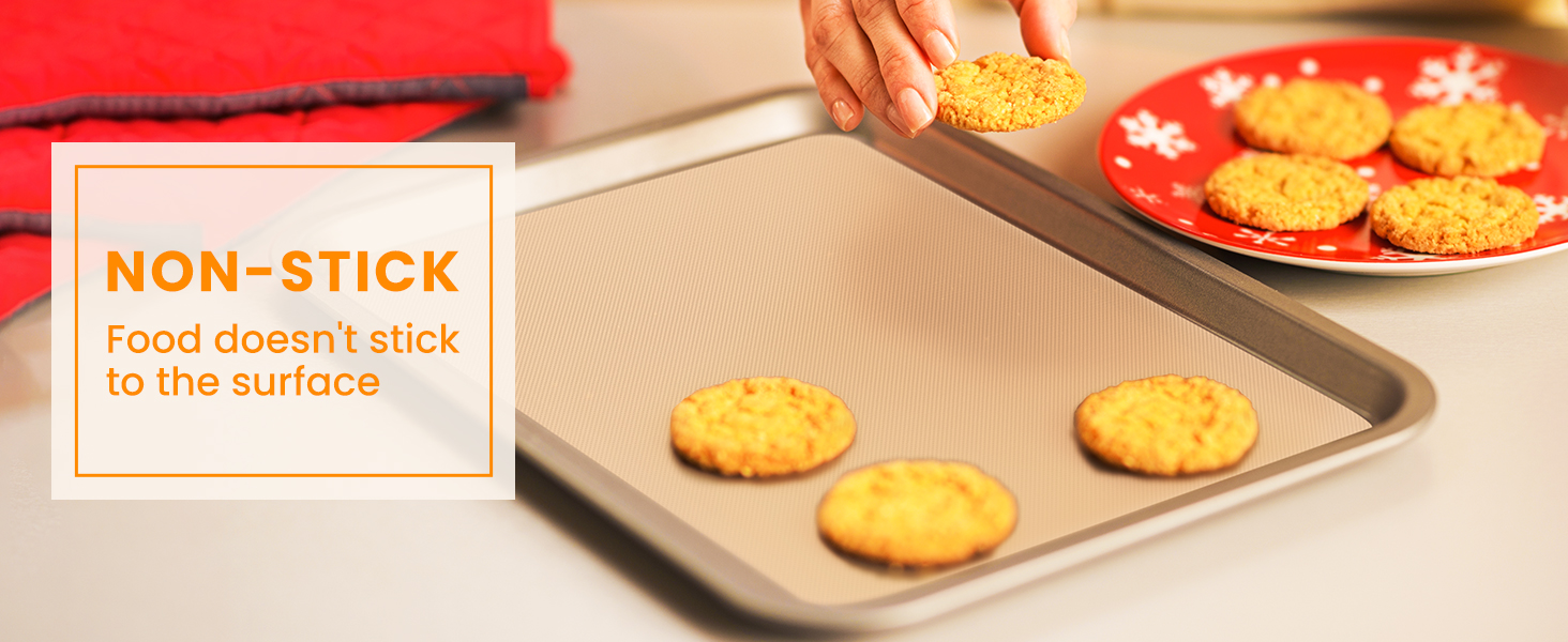 non stick silicone baking mat sheet cookie pie macaron oven mat
