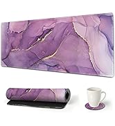 AIMSA Large Gaming Mouse Pad, XXL Keyboard Mouse Mat Extended Desk Pad with Stitched Edges, Durab...