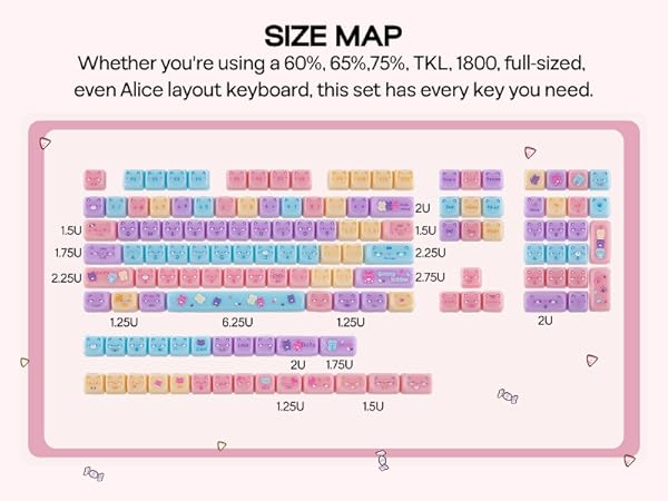 Meow Pudding Keycaps