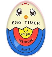 Lasubst Egg Timer for Boiling Eggs that Changes Color When Done, Tricolor