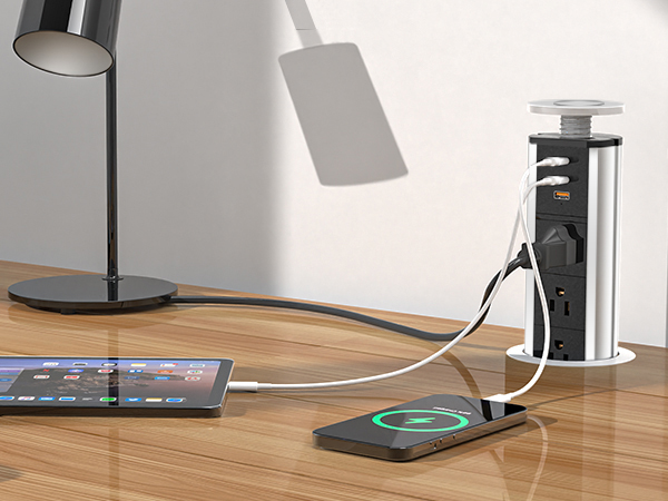 pop up outlet for desk