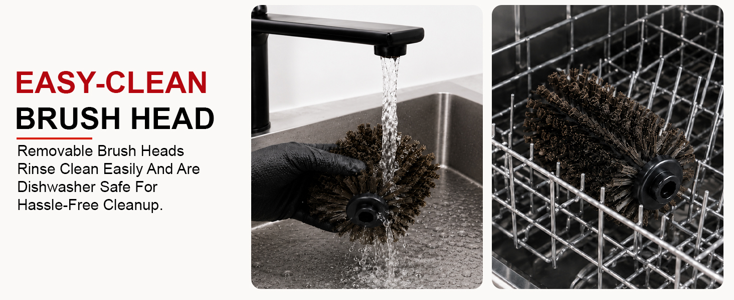 EASY-CLEANBRUSH HEAD