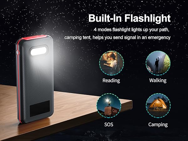 power bank with flashlight