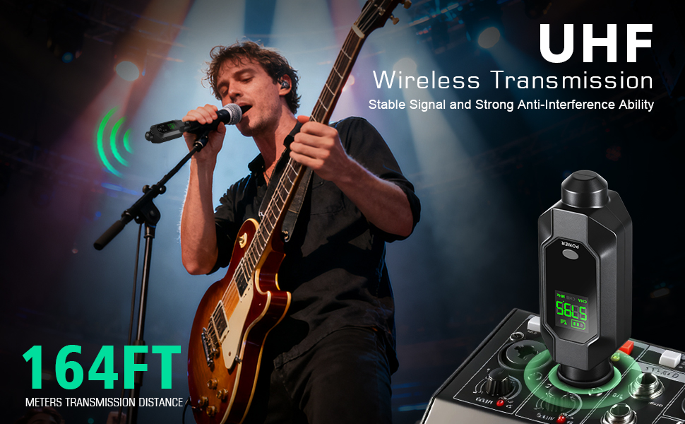Wireless XLR Transmitter and Receiver