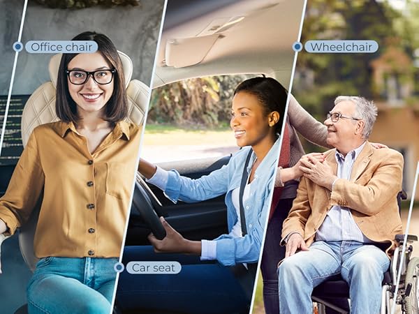 Seat Cushion Pillow for Office Chair, Car and Wheelchair