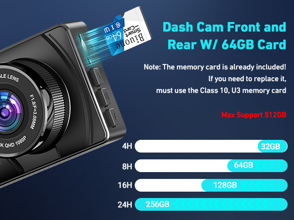 sd card for dash cam