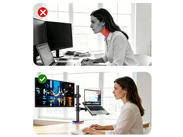 RGB Laptop &amp;amp;Monitor Stand