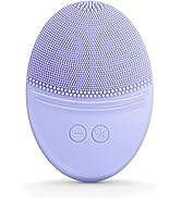 EZBASICS Facial Cleansing Brush Made with Ultra Hygienic Soft Silicone, Waterproof Sonic Vibratin...