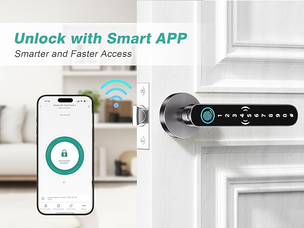 door lock with keypad