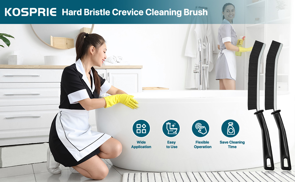 hard bristle cleaning brush,thin cleaning brush for tight spaces,thin cleaning brush,multi purpose