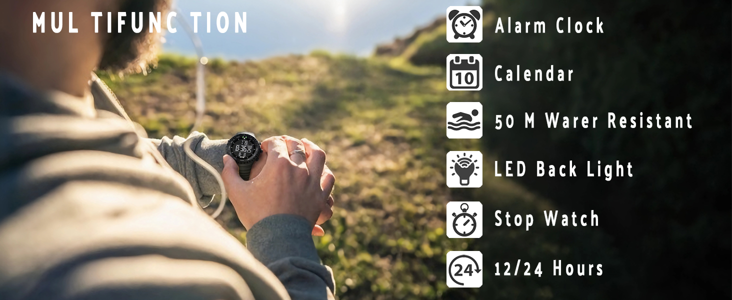 PALADA Digital Watch