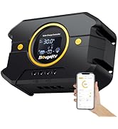 BougeRV Li 30A PWM Solar Charge Controller 12V 24V, with Backlit Display, USB Port, Negative Grou...