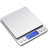 Toprime Digital Gram Scale 500g 0.01g Food Scale High Precision Kitchen Scale Multifunctional Sta...