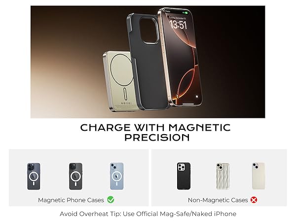 magsafe power bank magsafe portable charger magnetic power bank for apple iphone battery pack