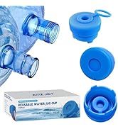 3 &amp; 5 Gallon Water Jug Cap, 10 Pack Reusable Food Grade Silicone Replacement Cap for 55mm Standar...