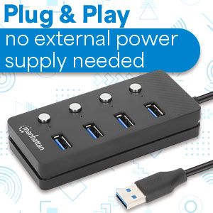 desktop USB hub compact hub travel hub fast data transfer USB power hub LED indicators