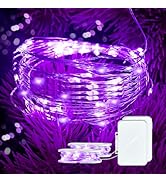 chzk 16FT 50 LEDs Fairy Lights, Waterproof, Mini Starry String Lights for Halloween, Christmas, P...