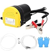 HUIXHAO 12V Oil Change Pump Extractor, Electric Oil Pump Suitable To Pump Engine, Diesel And Heat...