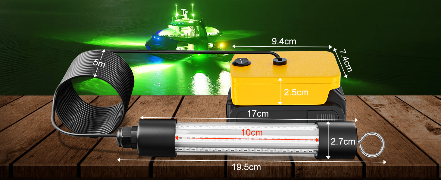 green fishing light