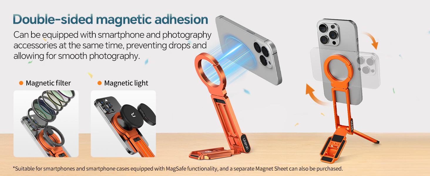 magnetic phone tripod