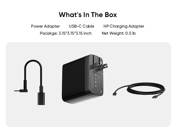 65W HP Laptop Charger