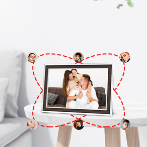 Our digital photo frame allows you and your family to relive precious memories all the time!