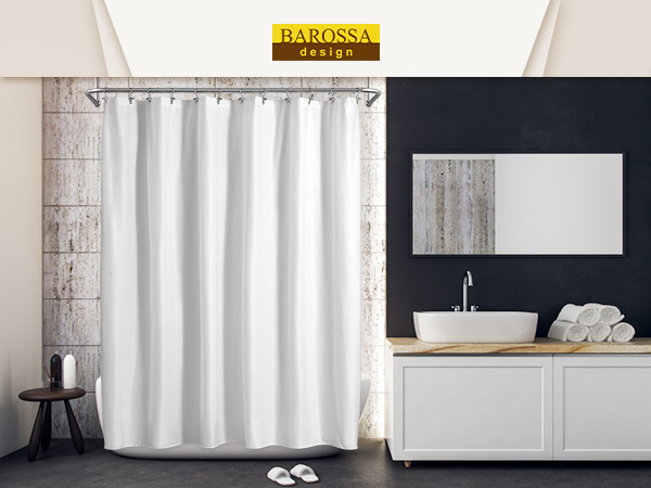 fabric shower curtain