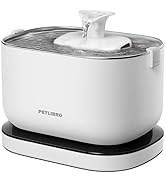 PETLIBRO Cat Water Fountain, Cordless Pet Water Fountain Battery Operated, 2.5L/84oz Dockstream W...