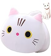 Handytoolinc Black Cat Pillow Plush Toy Soft Fat Cat Stuffed Animal Plush Pillow Home Decor Cute ...