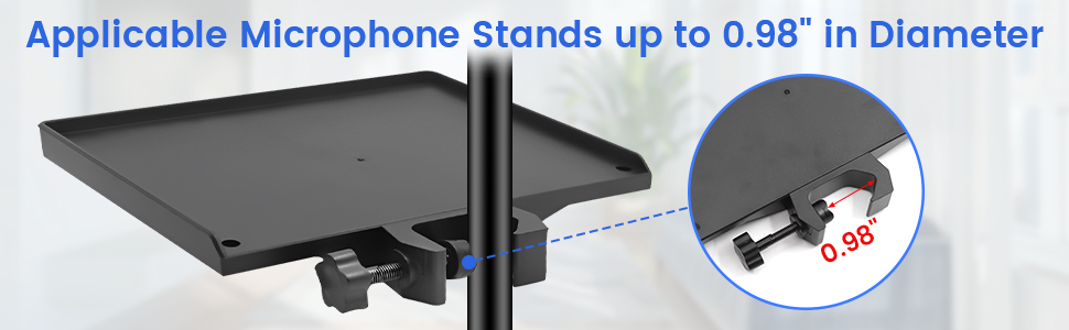 microphone tray