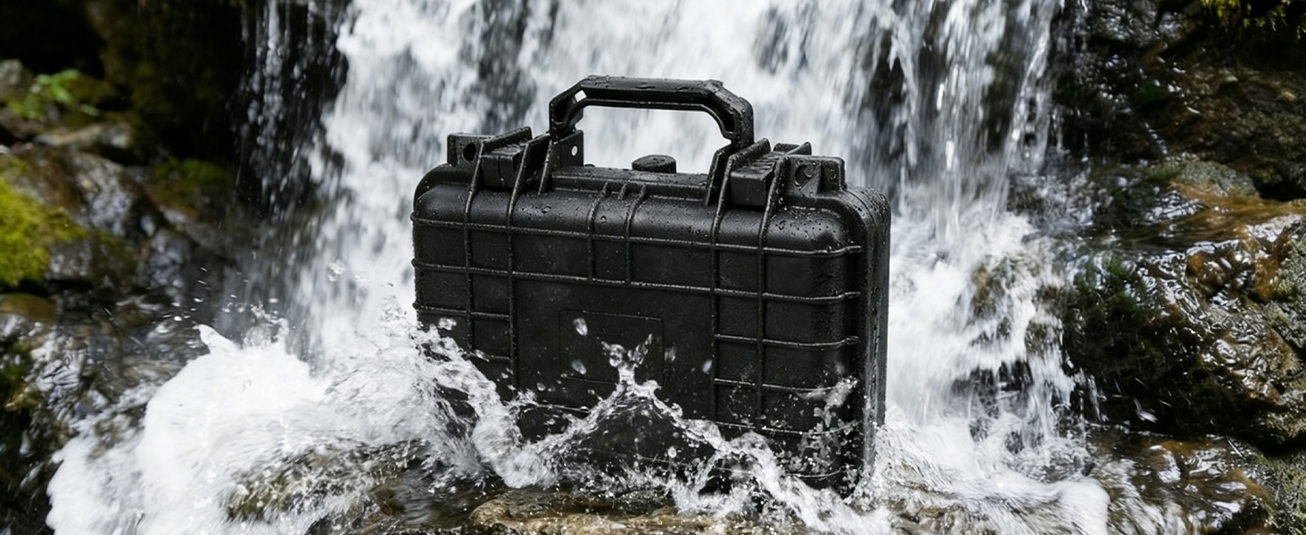 Portable Weather Waterproof Protective Camera Case with Customizable Foam
