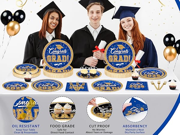 Graduation Party Supplies Set