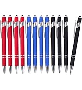 Gel Pens, 12 Pcs Pens Fine Point Smooth Writing Pens, Gel Ink Pens with Screens Touch Stylus Tips...