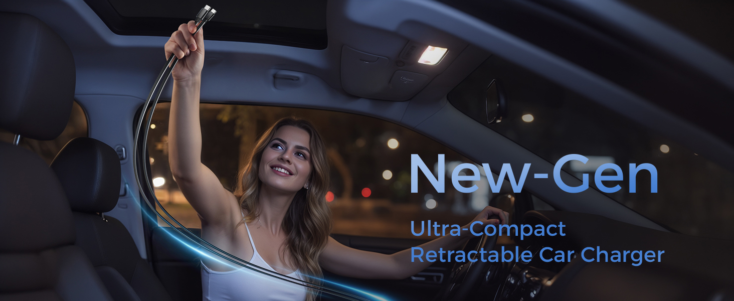 retractable c car charger
