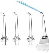 Water Flosser Tips Replacement Nozzles, Compatible with Marchpower Mini Water Flosser, 360° Rotat...
