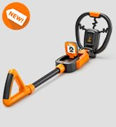 SUNPOW Kids Metal Detector with Treasure Animation &amp; Waterproof Coil - Adjustable Stem (23.6”-27....