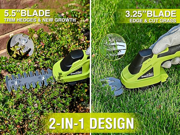 SnapFresh Cordless Hedge Trimmer