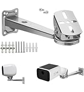 WiTi Stainless Steel Wall Mount Bracket for Surveillance Camera, Extension Arm Holder for Eufy So...