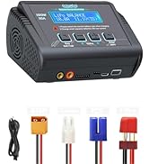Lipo Battery Charger, 1S-6S RC Car Charger 150W 10A Balance Charger Fast Charge Discharge Smart C...