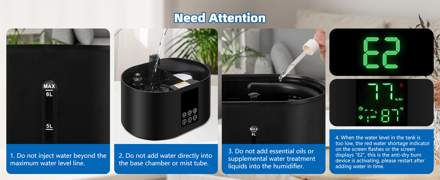 Tips on using humidifiers