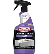 Weiman Granite &amp; Stone Sealer Spray - Protects Kitchen Countertops, Sinks, Showers, Vanities &amp; Fl...