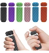HOKKIEAM Rotating &amp; Pressing Pain Fidget Toys for Adults - Spiky Sensory Grippie for Anxiety, ADH...