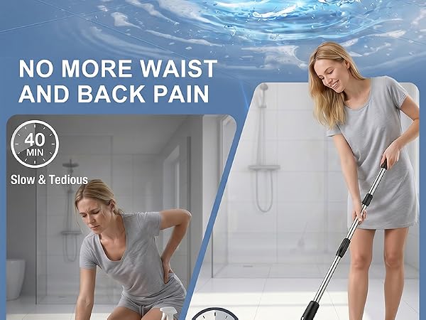 Electric spin scrubber
