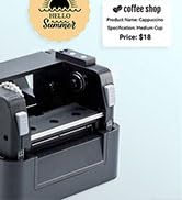 iDPRT Thermal Transfer Monochrome Desktop Printer& 500 Sheets Shipping Labels Bundle