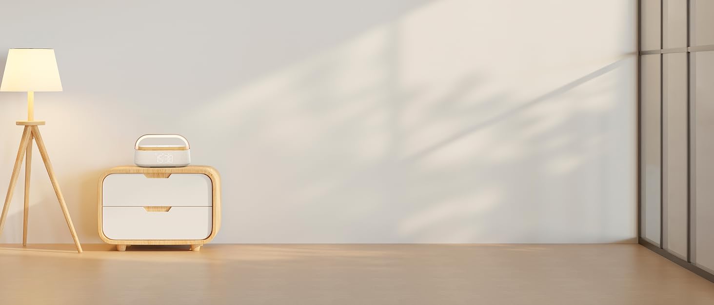 alarm clock with wireless charging